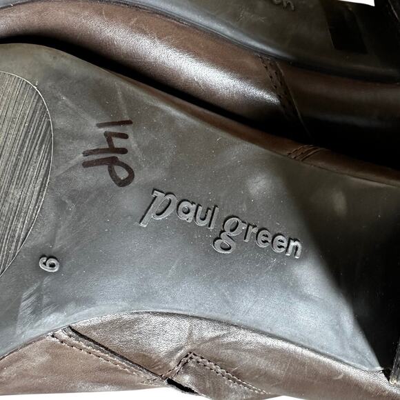 Paul Green Kathy Soft Leather Brown Bootie Women's Size 6 (US 8.5) EUC - Picture 8 of 9